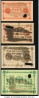 A Quartet of Issues from the Revolutionary Era in Russia. Crisp Uncirculated. Stamped and punch hole cancelled.

HID09801242017