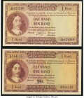 South Africa Republic of South Africa 1 Rand ND (1962-65) Pick 102b; ND (1961) Pick 103a Crisp Uncirculated. 

HID09801242017