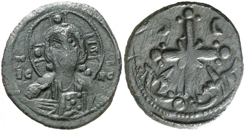 Anónima, atribuida a Nicéforo III (1078-1081). Follis. (S. 1889) (Ratto 2494). 4...