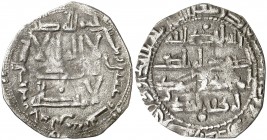 AH 223. Emirato Independiente. Abderrahman II. Al Andalus. Dirhem. (V. 167) (Fro. 6). 1,83 g. MBC.