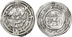 AH 400. Califato. Suleiman. Al Andalus. Dirhem. (V. 691) (Fro. 64). 3,18 g. MBC.