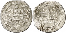 AH 410. Califas Hammudíes. Al Qasim al-Mamun. Al Andalus. Dirhem. (V. 742) (Prieto 69b). 2,85 g. MBC-.