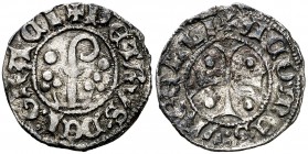 Comtat d'Urgell. Pere d'Aragó (1347-1408). Agramunt. Diner de bàcul. (Cru.V.S. 134) (Cru.C.G. 1951). 0,93 g. MBC/MBC-.