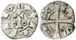 Alfons I (1162-1196). Barcelona. Òbol. (Cru.V.S. 297) (Cru.C.G. 2101). 0,36 g. Escasa. MBC-.