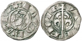 Jaume I (1213-1276). València. Diner. (Cru.V.S. 316 var) (Cru.C.G. 2130 var). 1 g. Tercera misión. Buen ejemplar. MBC+.