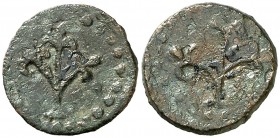 Lleida. Mitja pugesa. (Cru.L. 1764) (Cru.C.G. 3772a). 1,33 g. Escasa. MBC-.
