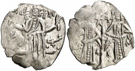 Bulgaria (Segundo Imperio). Ivan Aleksander (1331-1371). Veliki Trnovo. (Raduchev & Zhekon tipos 1.13.3-6) (Yoroukova & Penchev 74-80). 1,35 g. AG. Co...