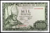 1965. 1000 pesetas. (Ed. D72a) (Ed. 471b). 19 de noviembre, San Isidoro. Serie 1C. S/C.