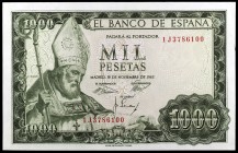 1965. 1000 pesetas. (Ed. D72a) (Ed. 471b). 19 de noviembre, San Isidoro. Serie 1J. S/C-.