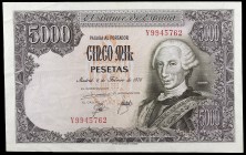 1976. 5000 pesetas. (Ed. E1a) (Ed. 285a). 6 de febrero, Carlos III. Serie Y. MBC-.