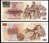 1973. República Checa. Banco Nacional. 500 coronas. (Pick 2). Ex Colección Suleiman 20/09/2018, nº 140. S/C.