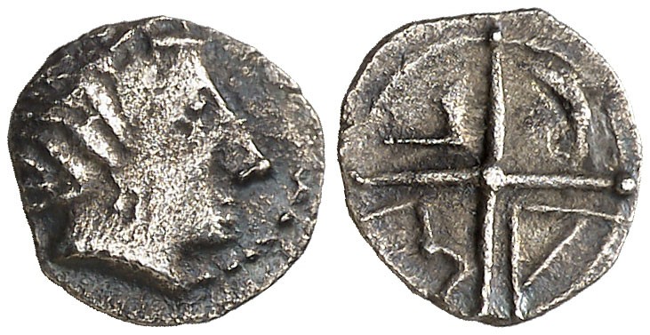 Divisores ibéricos de imitación massaliota. Tritetartemorion. (FAB. 1187) (ACIP....