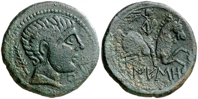 Ieso (Guissona). As. (FAB. 1424) (ACIP. 1383). 8,69 g. Escasa. MBC.