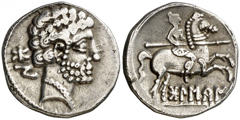 Bolscan (Huesca). Denario. (FAB. 1911) (ACIP. 1417). 3,71 g. MBC+.