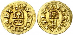 Suintila (621-631). Emérita (Mérida). Triente. (CNV. 327.1) (R.Pliego 393b). 1,49 g. EBC-.