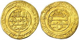 AH 502. Almorávides. Ali ibn Yusuf. Murcia. Dinar. (V. 1625) (Hazard 264). 4,07 g. MBC+.