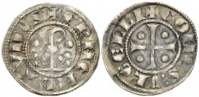 Comtat d'Urgell. Ermengol X (1267-1314). Agramunt. Diner. (Cru.V.S. 128) (Cru.C.G. 1945). 0,74 g. MBC.