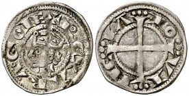 Comtat de Provença. Jaume I (1213-1276). Provença. Ral coronat. (Cru.V.S. 174 var) (Cru.Occitània 100 var) (Cru.C.G. 2124 var). 0,80 g. Serie de tres ...