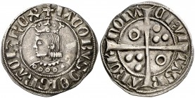 Jaume II (1291-1327). Barcelona. Croat. (Cru.V.S. 337.4) (Cru.C.G. 2157e). 3,15 g. Buen ejemplar. MBC+.