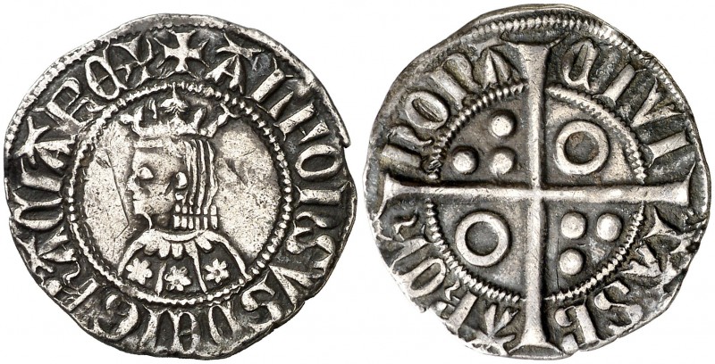 Alfons III (1327-1336). Barcelona. Croat. (Cru.V.S. 366.1) (Cru.C.G. 2184c). 3 g...