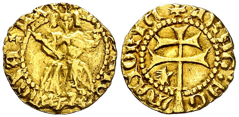 Pere III (1336-1387). Mallorca. Vuitè de ral d'or. (Cru.V.S. 449) (Cru.C.G. 2261...