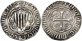 Pere III (1336-1387). Sardenya (Esglésies). Alfonsí. (Cru.V.S. 457.1) (Cru.C.G. 2269a, mal descrita) (MIR. 115). 3,20 g. Letras T góticas. Buen ejempl...
