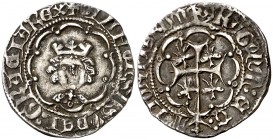 Alfons IV (1416-1458). Mallorca. Mig ral. (Cru.V.S. 839) (Cru.C.G. 2890). 1,49 g. Rara. MBC/MBC+.