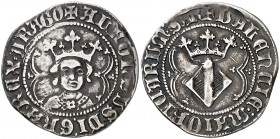 Alfons IV (1416-1458). València. Ral. (Cru.V.S. 864.2) (Cru.C.G. 2907d). 3,18 g. Ex Áureo 15/12/1994, nº 279. MBC.