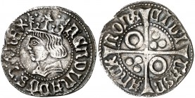 Ferran II (1479-1516). Barcelona. Croat. (Cru.V.S. 1139.1) (Cru.C.G. 3068). 3,04 g. MBC/MBC+.