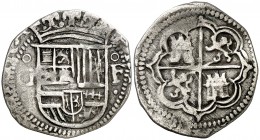 s/d. Felipe II. Granada. F. 1 real. (Cal. 619). 2,87 g. MBC.