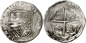s/d. Felipe II. Potosí. B. 4 reales. (Cal. 344). 13,54 g. MBC.