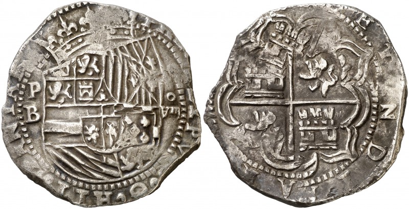 s/d (1598-1603). Felipe III. Potosí. B (Juan y Hernando Ballesteros Narváez). 8 ...