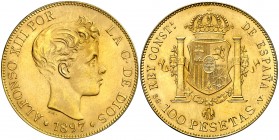 1897*1962. Estado Español. SGV. 100 pesetas. (Cal. 2). 32,25 g. S/C-.