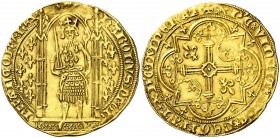 Francia. Carlos V (1364-1380). Franc à pied. (Fr. 284). 3,82 g. AU. MBC+.