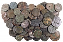 Lote de 90 monedas íberas y cartaginesas, incluye algunos divisores. A examinar. MC/MBC.