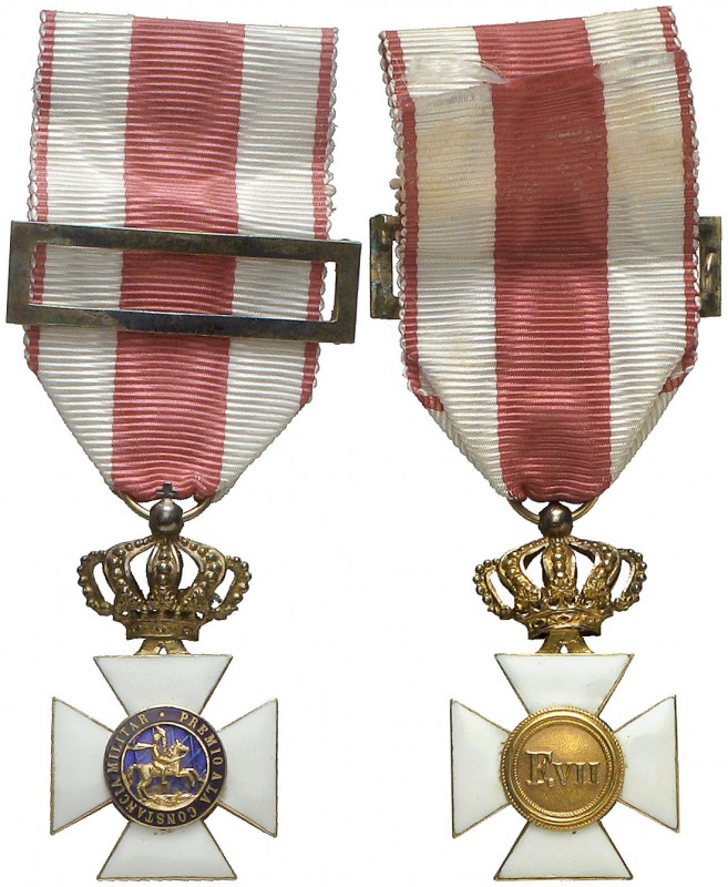 (1951-1975). Real y Militar Orden de San Hermenegildo. Cruz de oro. (Pérez Guerr...