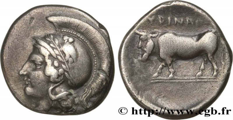 CAMPANIA - HYRIA
Type : Nomos, statère ou didrachme 
Date : c. 395-385 AC. 
Mint...