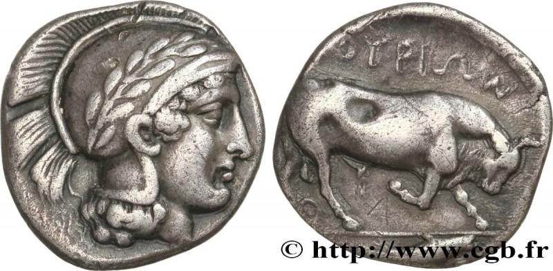 LUCANIA - THOURIOI
Type : Nomos, statère ou didrachme 
Date : c. 350 AC. 
Mint n...