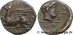 THRACE - ABDERA
Type : Tetrobole 
Date : c. 336/311 AC. 
Mint name / Town : Abdère, Thrace 
Metal : silver 
Diameter : 14,5  mm
Orientation dies : 7  ...