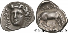 THESSALY - LARISSA
Type : Drachme 
Date : c. 3506-320 AC 
Mint name / Town : Larissa, Thessalie 
Metal : silver 
Diameter : 19,5  mm
Orientation dies ...