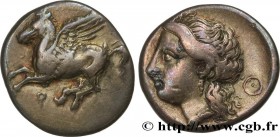 CORINTHIA - CORINTH
Type : Drachme 
Date : c. 330 AC. 
Mint name / Town : Corinthe, Corinthie 
Metal : silver 
Diameter : 15  mm
Orientation dies : 6 ...