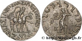 SCYTHIA - INDO-SCYTHIAN KINGDOM - AZES
Type : Tétradrachme bilingue 
Date : c. 35-19 AC 
Mint name / Town : Taxila 
Metal : silver 
Diameter : 27  mm
...
