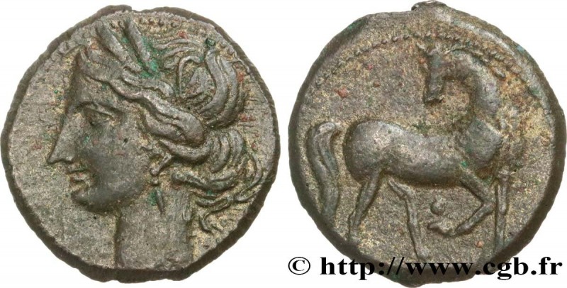 ZEUGITANA - CARTHAGE
Type : Trihemishekel 
Date : c. 203-201 AC. 
Mint name / To...