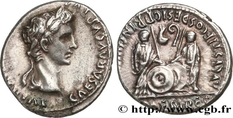 AUGUSTUS, CAIUS and LUCIUS
Type : Denier 
Date : 2 AC. - AD. 12 
Mint name / Tow...