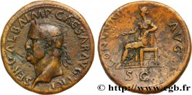 GALBA
Type : Sesterce 
Date : octobre 
Date : 68 
Mint name / Town : Rome 
Metal : copper 
Diameter : 34  mm
Orientation dies : 7  h.
Weight : 26,10  ...