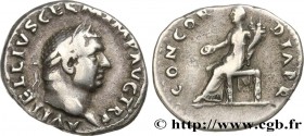 VITELLIUS
Type : Denier 
Date : mai - juillet 
Date : 69 
Mint name / Town : Rome 
Metal : silver 
Millesimal fineness : 800  ‰
Diameter : 16,5  mm
Or...