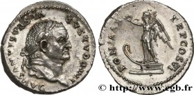 VESPASIAN
Type : Denier 
Date : 75 
Mint name / Town : Rome 
Metal : silver 
Millesimal fineness : 900  ‰
Diameter : 20  mm
Orientation dies : 6  h.
W...