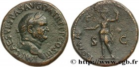 VESPASIAN
Type : Sesterce 
Date : 71 
Mint name / Town : Rome 
Metal : bronze 
Diameter : 32,5  mm
Orientation dies : 6  h.
Weight : 26,75  g.
Rarity ...