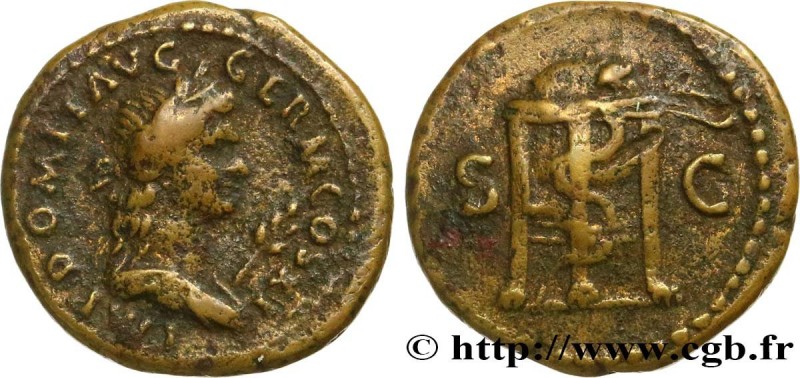DOMITIANUS
Type : Semis 
Date : 85 
Mint name / Town : Rome 
Metal : copper 
Dia...