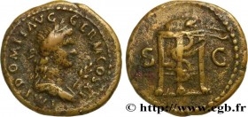DOMITIANUS
Type : Semis 
Date : 85 
Mint name / Town : Rome 
Metal : copper 
Diameter : 20  mm
Orientation dies : 6  h.
Weight : 5,14  g.
Rarity : R2 ...